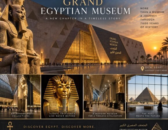 Cairo : Pyramids & the grand Egyptian museum ( semi - private)