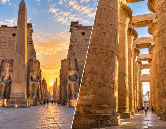 Eastern bank ( Karnak temple & Luxor temple)