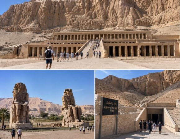 Western bank 1 ( the valley of kings + Hatshipsut temple + colossi of Memnon)