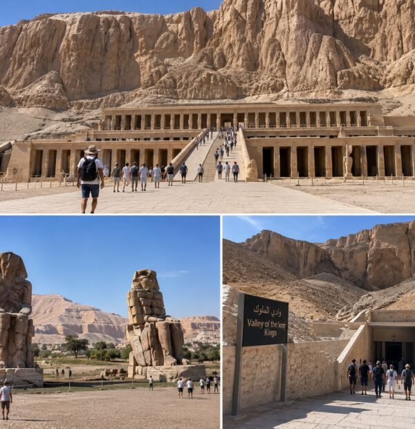 Western bank 1 ( the valley of kings + Hatshipsut temple + colossi of Memnon)