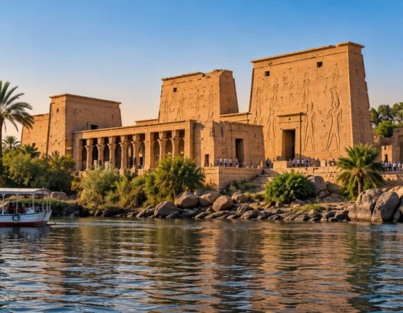 Philae temple & High dam